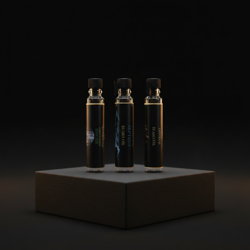 Black Stag Grooming beard oil sample trio