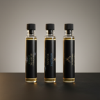 Clear Black Stag Grooming sample trio