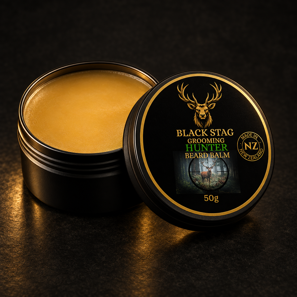 Open Hunter Beard Balm tin