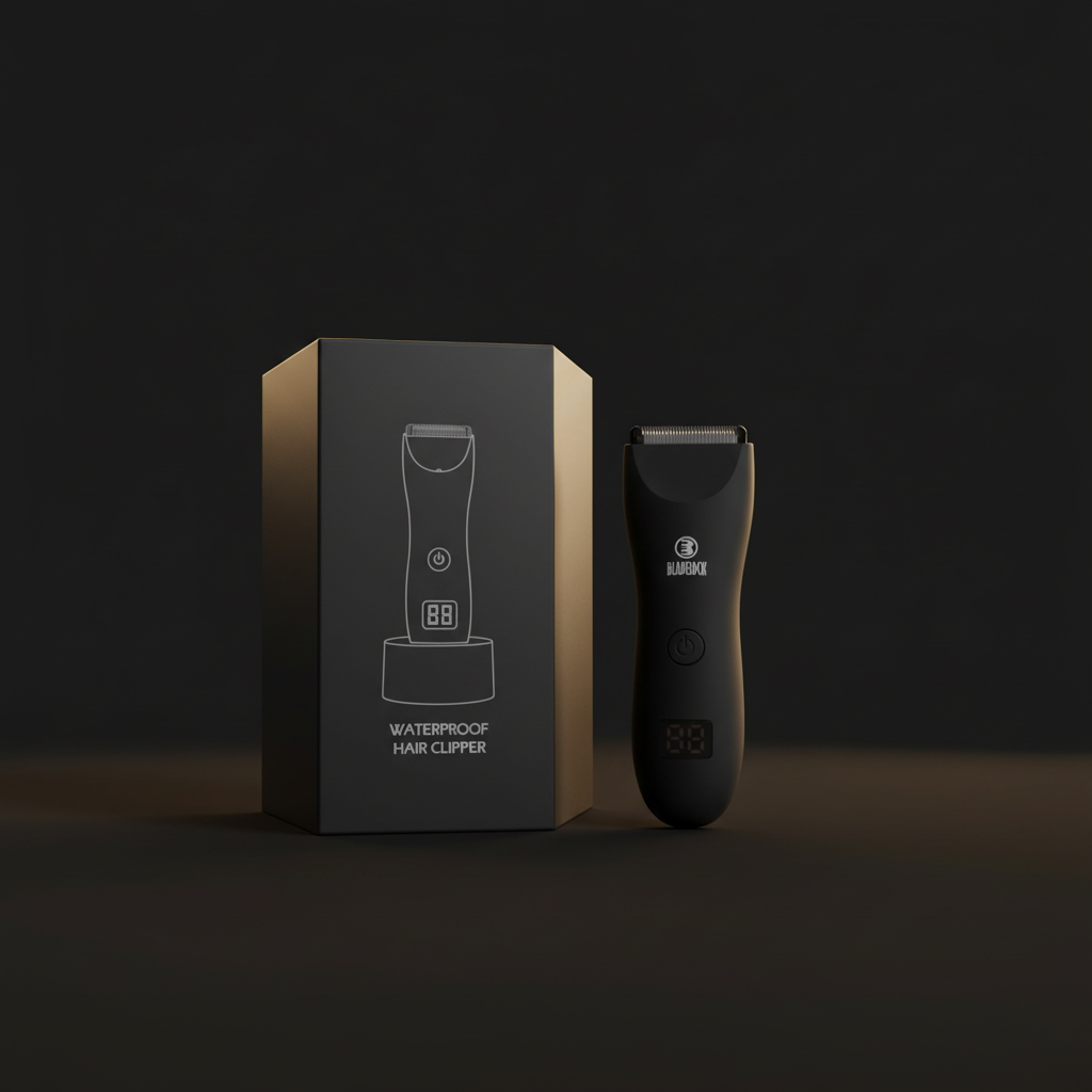 Premium studio hero image of the waterproof LCD trimmer